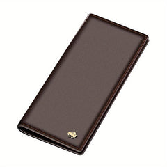 Slim Leather Credit Card Wallet With Zip Coin Pocket