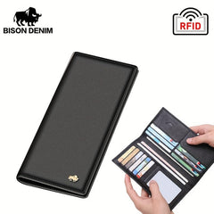 Slim Leather Credit Card Wallet With Zip Coin Pocket