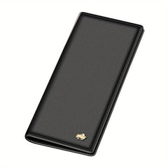Slim Leather Credit Card Wallet With Zip Coin Pocket