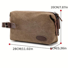 Canvas Clutch Bag Retro Vintage Cosmetic Bag Lightweight