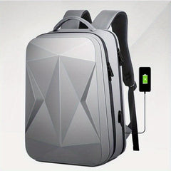 Large Capacity Hard Surface Business Backpack with USB Charging