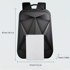 Large Capacity Hard Surface Business Backpack with USB Charging
