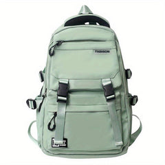 Adjustable Nylon Student Backpack with Large Capacity