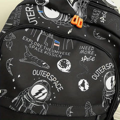 Graffiti Spaceman School Bag Large Capacity Backpack