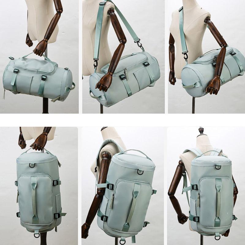 Large Travel Bag, Shoe Compartment, Wet/Dry Storage, Waterproof, Multifunctional