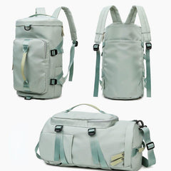 Large Travel Bag, Shoe Compartment, Wet/Dry Storage, Waterproof, Multifunctional