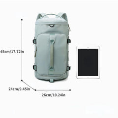 Large Travel Bag, Shoe Compartment, Wet/Dry Storage, Waterproof, Multifunctional