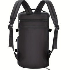 Men's Waterproof Backpack Gym Duffel Bag with Shoe Compartment & Wet Pocket