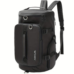 Men's Waterproof Backpack Gym Duffel Bag with Shoe Compartment & Wet Pocket