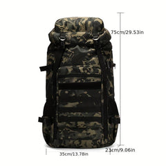 75L Camouflage Travel Backpack Waterproof Tactical Bag