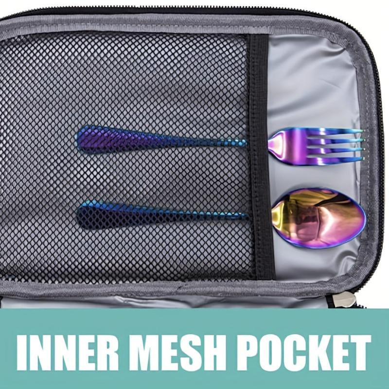 Leakproof Reusable Lunch Bag for Work School Picnic Beach