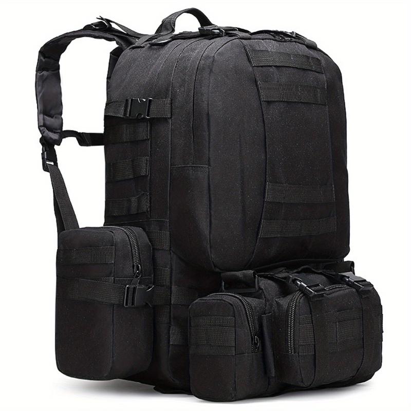 4 In 1 Outdoor Military Backpack - Waterproof Hiking Shoulder Bag