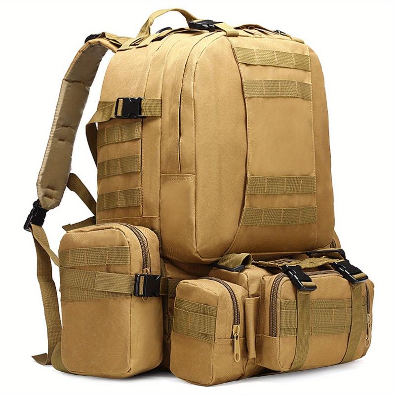 4 In 1 Outdoor Military Backpack - Waterproof Hiking Shoulder Bag
