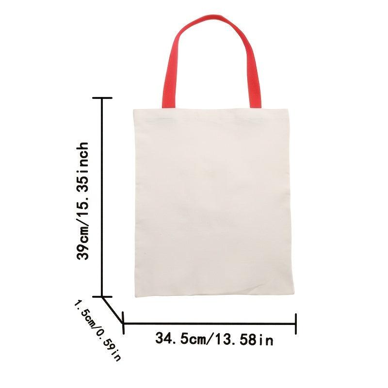 Duck Pattern Canvas Shoulder Bag
