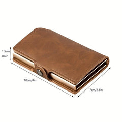 Men's Aluminum Alloy RFID Wallet