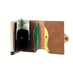 Men's Aluminum Alloy RFID Wallet