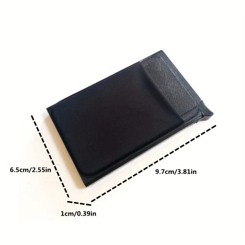 Men's RFID Aluminum Pop Up Card Holder