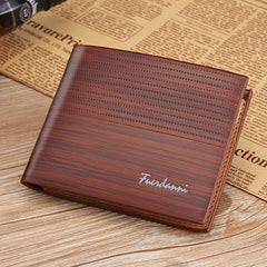 European Style Men Wallet Embossed Tree Trim Cross Wallet