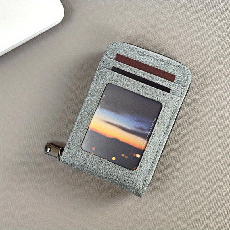 Men's Canvas Wallet with 11 Slots and 2 Card Holders