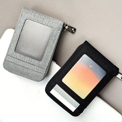 Men's Canvas Wallet with 11 Slots and 2 Card Holders