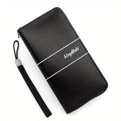 PU Leather Zipper Handbag Large Capacity Business Handbag