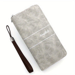 PU Leather Zipper Handbag Large Capacity Business Handbag