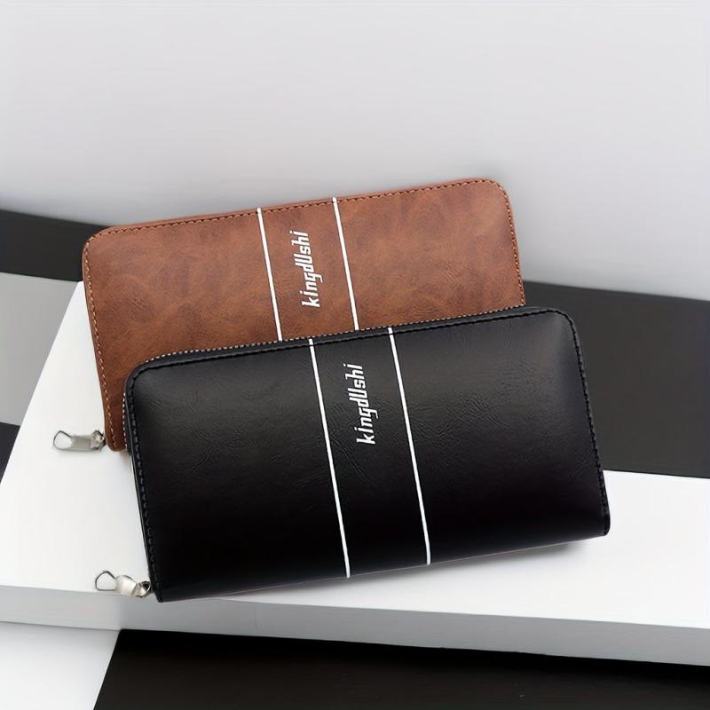 PU Leather Zipper Handbag Large Capacity Business Handbag