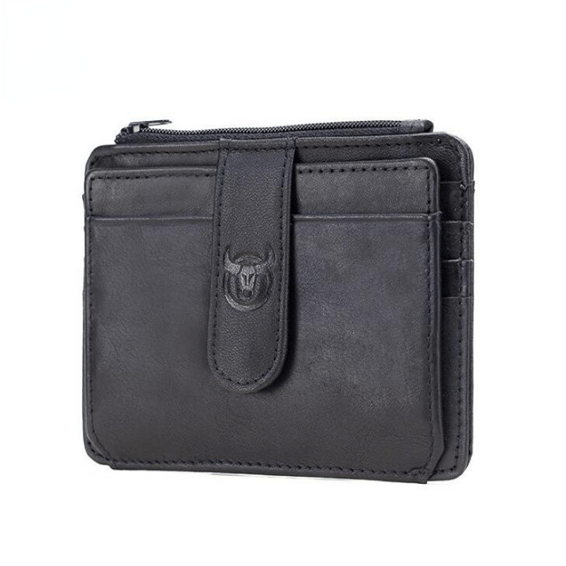 Leather Zipper Wallet Large Capacity Card Holder