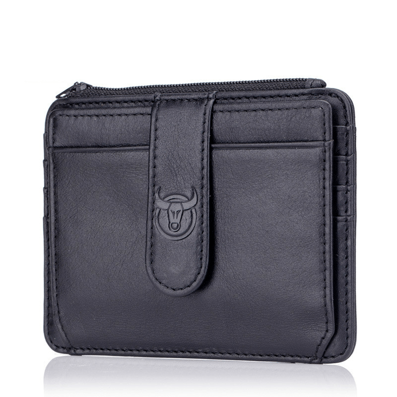 Leather Zipper Wallet Large Capacity Card Holder