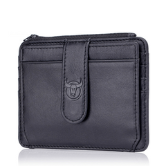 Leather Zipper Wallet Large Capacity Card Holder