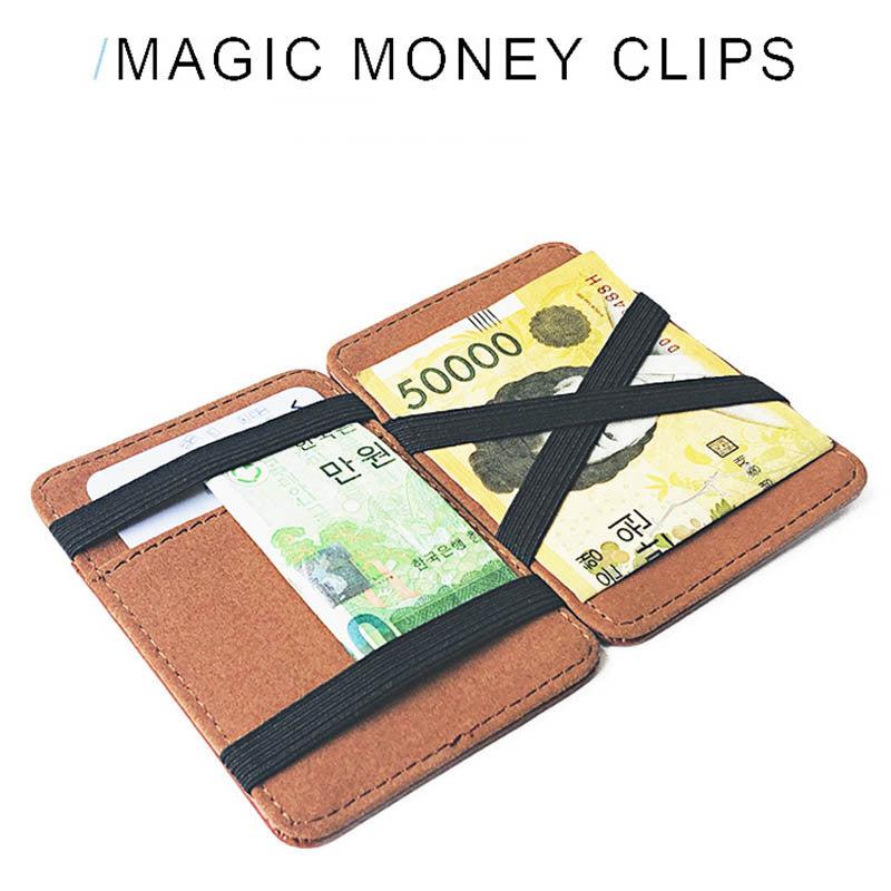 Vintage Leather Wallet Coin Purse Ultra Thin Credit Card Bank Card Holder