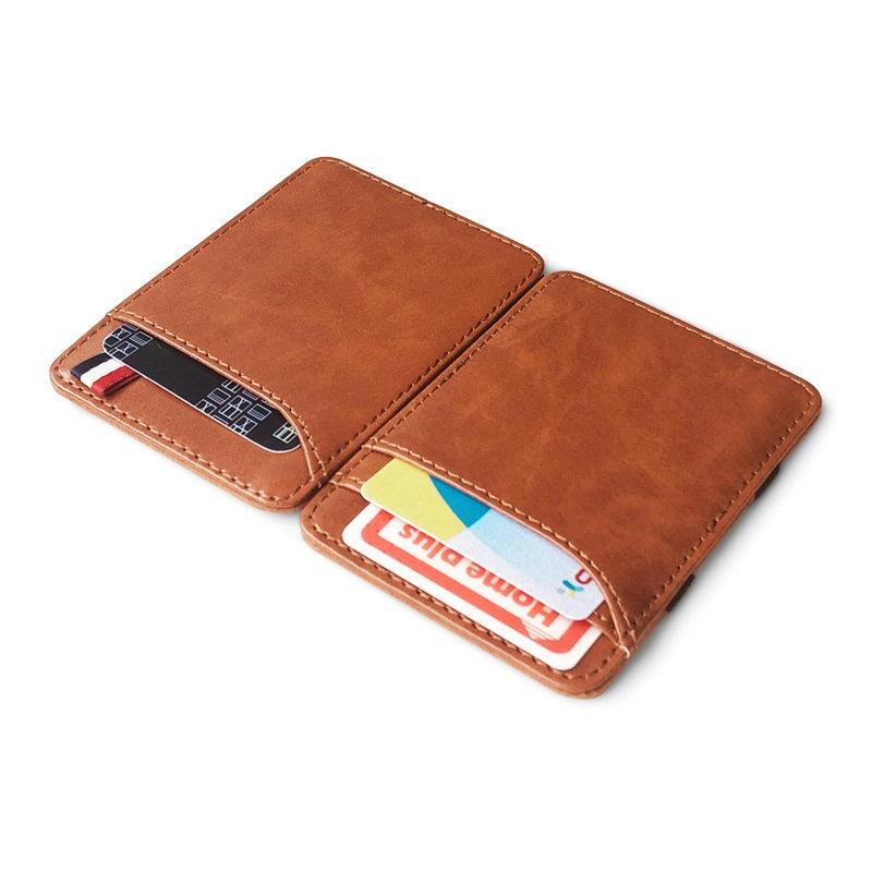 Vintage Leather Wallet Coin Purse Ultra Thin Credit Card Bank Card Holder