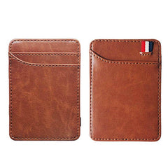 Vintage Leather Wallet Coin Purse Ultra Thin Credit Card Bank Card Holder
