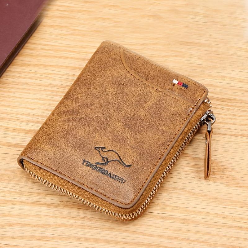 Men's Block Wallet Casual Coin Purse