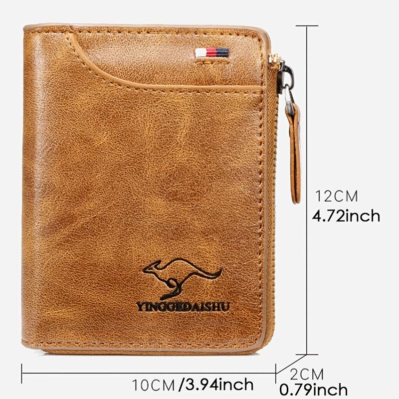 Men's Block Wallet Casual Coin Purse