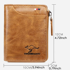 Men's Block Wallet Casual Coin Purse