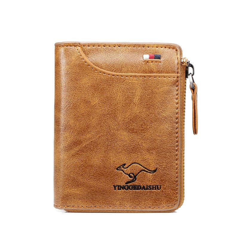 Men's Block Wallet Casual Coin Purse