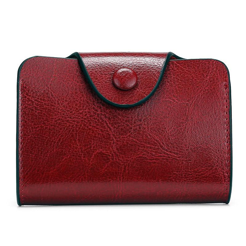 Men's Leather Card Wallet Money Pocket