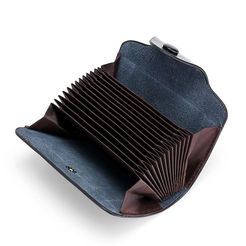 Men's Leather Card Wallet Money Pocket