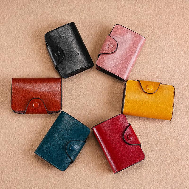 Men's Leather Card Wallet Money Pocket