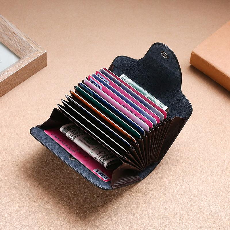 Men's Leather Card Wallet Money Pocket