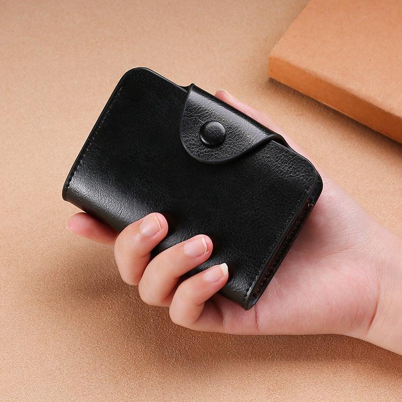 Men's Leather Card Wallet Money Pocket