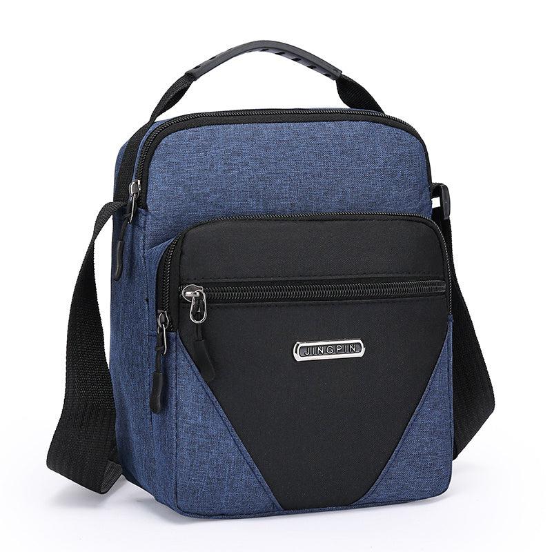 Men's Casual Colorblock Backpack with Studded, Adjustable for Outdoor Travel