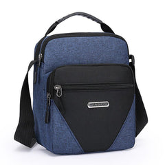 Men's Casual Colorblock Backpack with Studded, Adjustable for Outdoor Travel