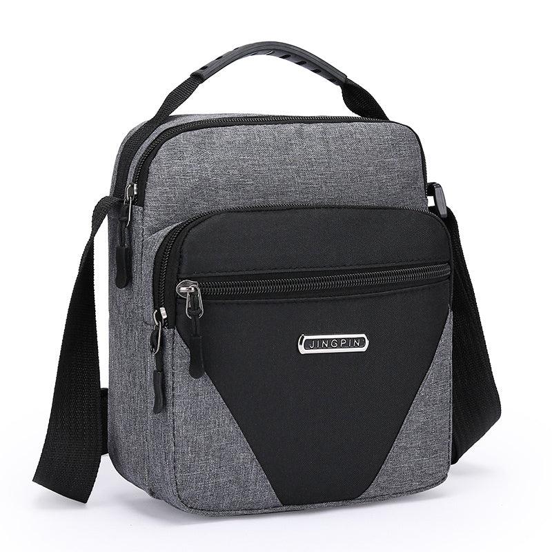 Men's Casual Colorblock Backpack with Studded, Adjustable for Outdoor Travel