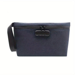 Men's Casual Clutch Bag With Password Lock Business Trip Deodorant Storage