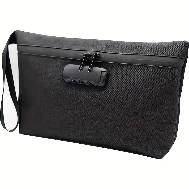 Men's Casual Clutch Bag With Password Lock Business Trip Deodorant Storage
