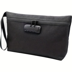 Men's Casual Clutch Bag With Password Lock Business Trip Deodorant Storage