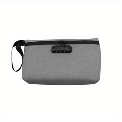 Men's Casual Clutch Bag With Password Lock Business Trip Deodorant Storage