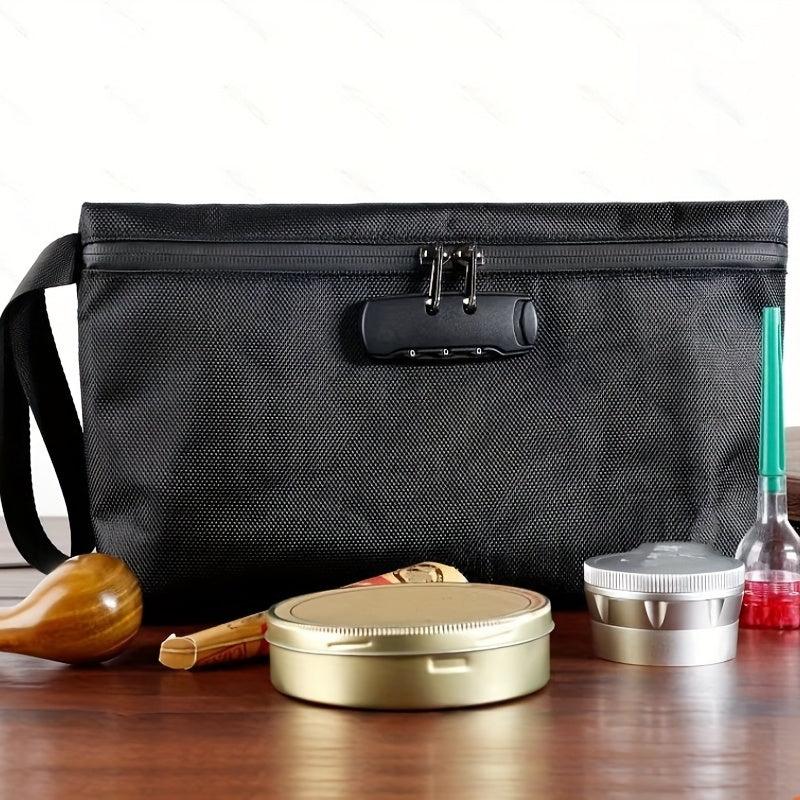 Men's Casual Clutch Bag With Password Lock Business Trip Deodorant Storage